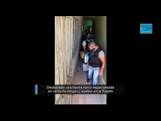 Desbaratan una banda narco especializada  en venta de drogas y asaltos en la Región