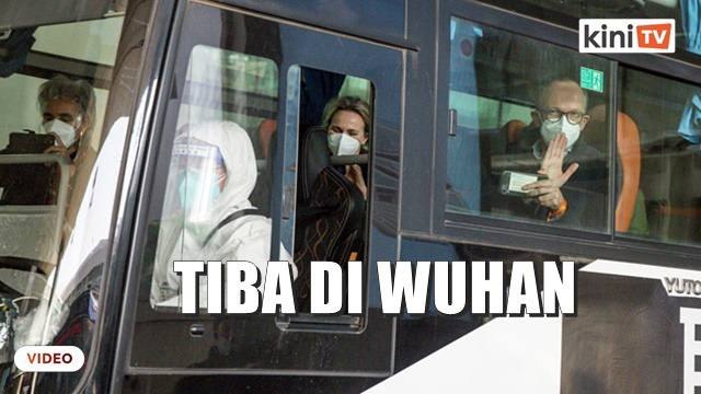 Pasukan penyiasat WHO akhirnya tiba di Wuhan