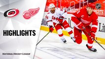 NHL Highlights | Hurricanes @ Red Wings 1/14/21