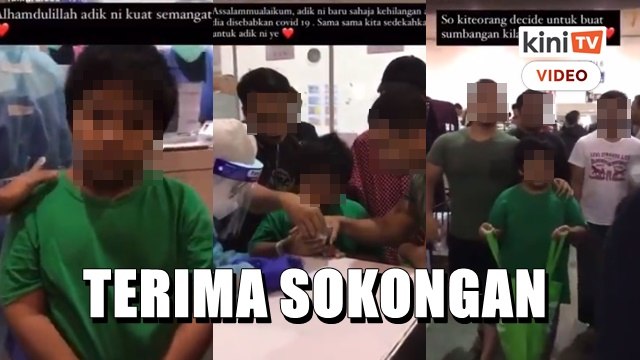 Ayah meninggal sebab Covid-19, kanak-kanak ini dapat sokongan dari pesakit lain