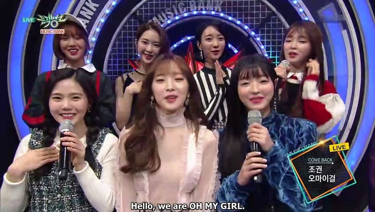 [ENG] OH MY GIRL - Interview (Music Bank 2018.01.12)