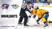 NHL Highlights | Blue Jackets @ Predators 1/14/21