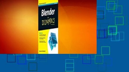 [Read] Blender for Dummies  For Kindle