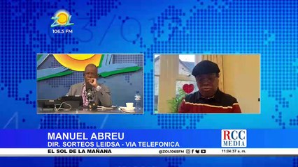 Manuel Abreu Dir. Sorteos Leidsa comenta cómo es el proceso de jugadas online