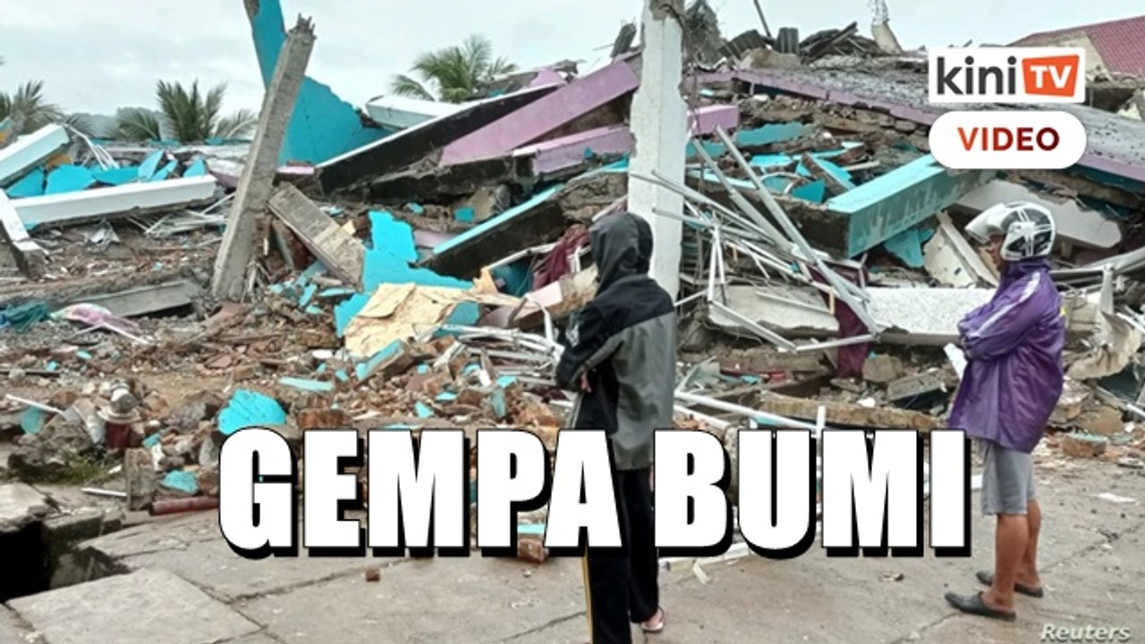 Gempa di Sulawesi: Rumah, bangunan runtuh, tiga maut, 24 cedera