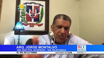 Arq Jorge Montalvo 1er. presidente ACOPROVI comenta es alarmante alza precios productos construcción