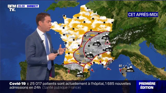 Le temps reste mitigé sur le pays ce vendredi, neuf départements toujours en vigilance orange