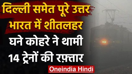 Weather Update : शीतलहर की चपेट में North India,घने कोहरे के चलते 14 ट्रेनें लेट | वनइंडिया हिंदी