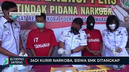 Jadi Kurir Narkoba, Siswa SMK Ditangkap