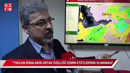 Prof. Dr. Hasan Sözbilir İzmir depreminde yıkılan binaların ortak özelliğini açıkladı