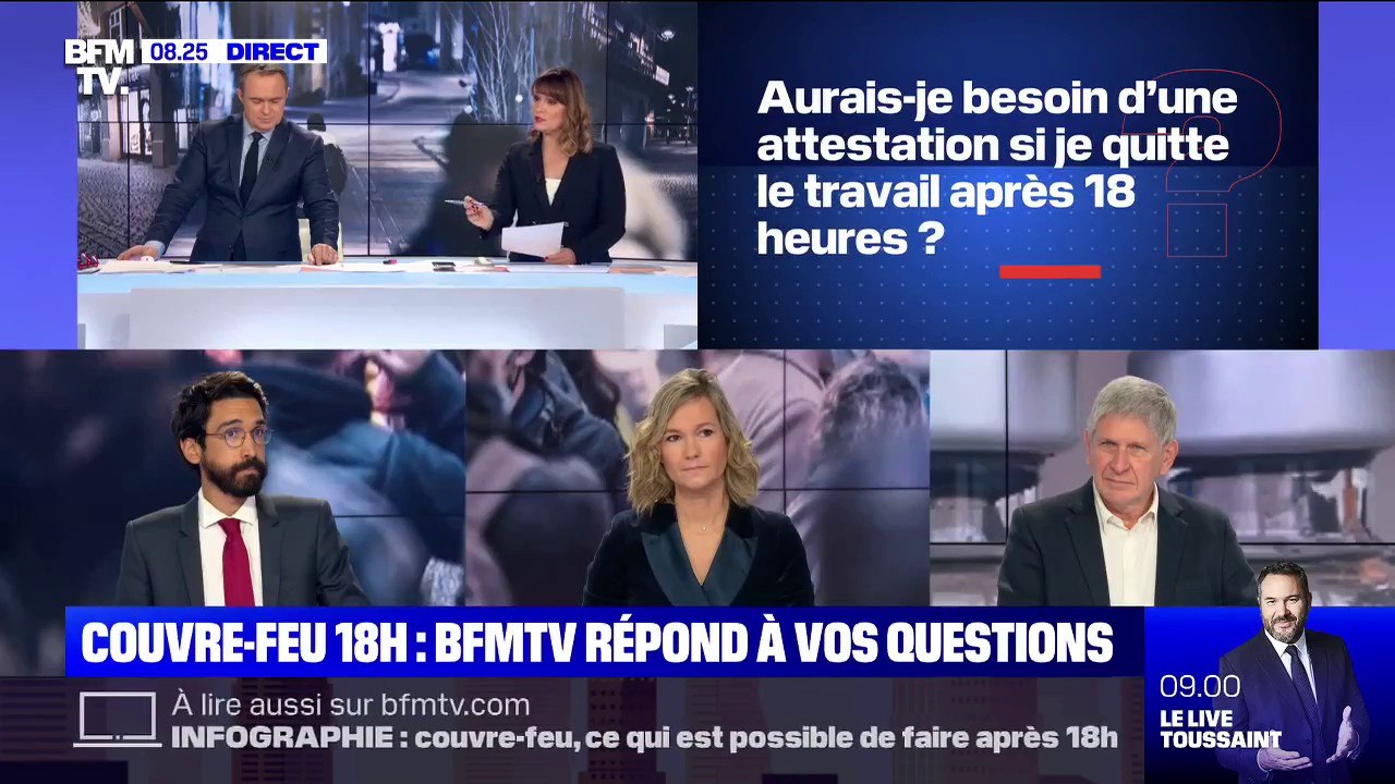 FOCUS PREMIÈRE - Couvre feu à 18h: quelles sont les nouvelles règles?