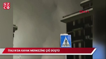 Download Video: İtalya'da kayak merkezine çığ düştü