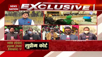 Ground reporting from Vigyan Bhawan on sidelines of farmers meeting