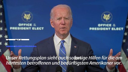 Biden präsentiert neues billionenschweres Corona-Hilfspaket