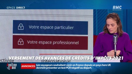 Dupin Quotidien : Versement des avances de crédits d'impôts 2021 - 15/01