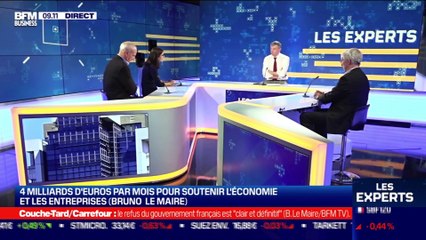 Les Experts : 4 milliards d'euros par mois pour soutenir l'économie et les entreprises - 15/01