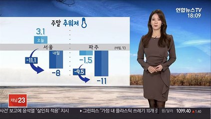 [날씨] 밤사이 기온 뚝, 주말 강추위…서울 한파주의보
