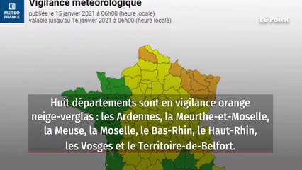 Météo : le nord-est de la France en vigilance orange neige-verglas