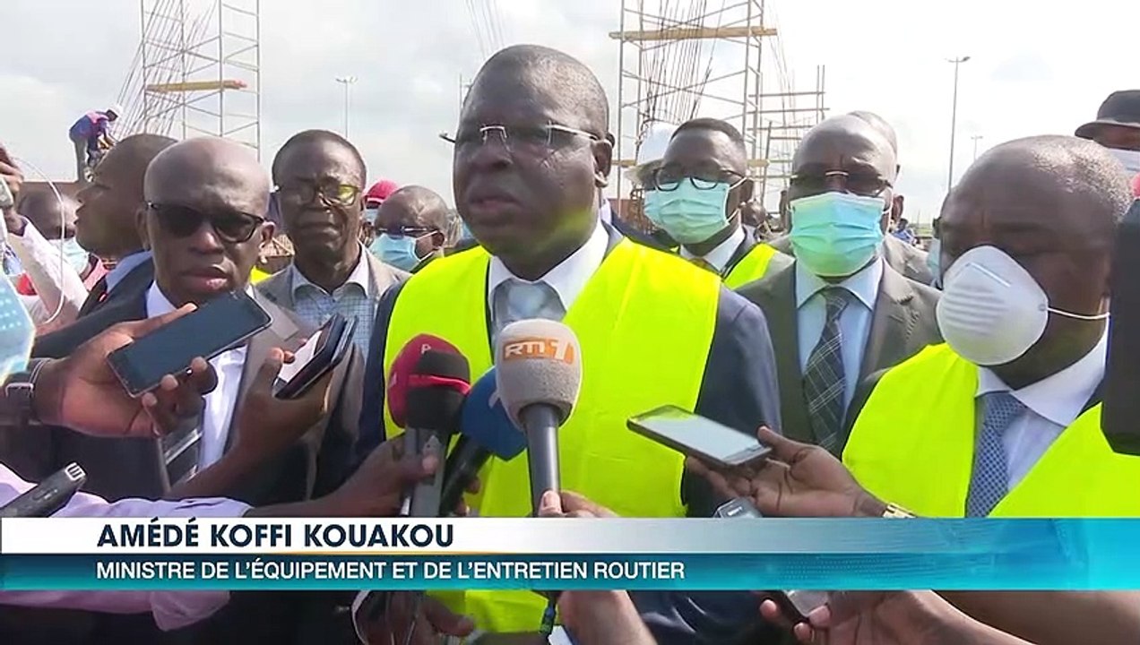 Infrastructures : le ministre Amédé Koffi s'imprégne de l'état d'avancement de plusieurs chantiers routiers