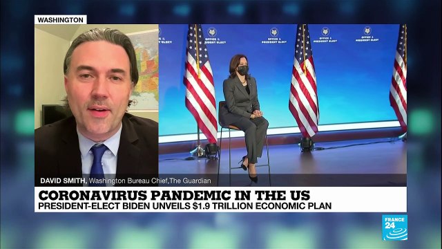 Biden unveils economic plan to stem Covid-19 and steady economy