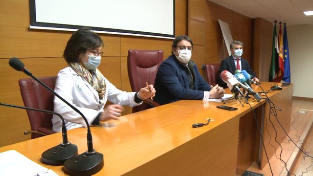 Consejero de Sanidad de Extremadura en rueda de prensa