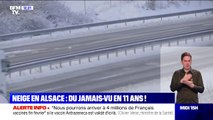 Neige en Alsace: du jamais-vu depuis 11 ans