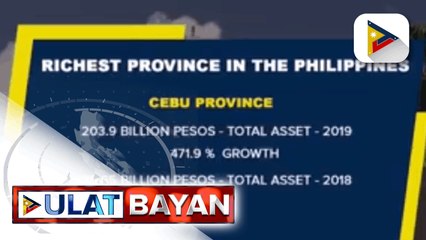Kabuuang asset ng Cebu noong 2019, umabot sa P203.9-B