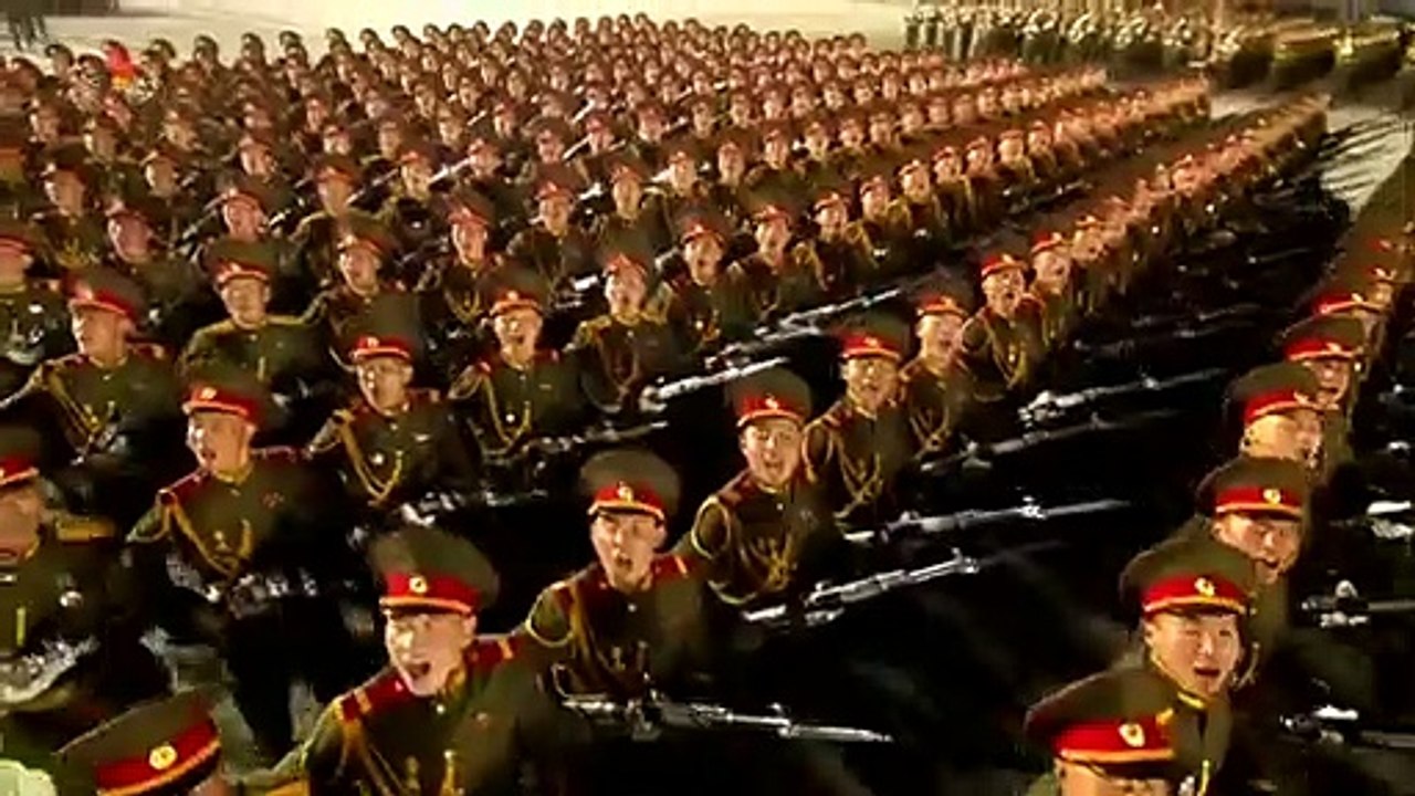Riesige Militärparade in Nordkorea