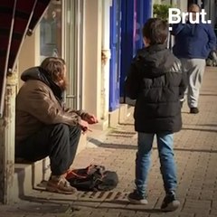 This 10yo sells his paintings to help the homeless