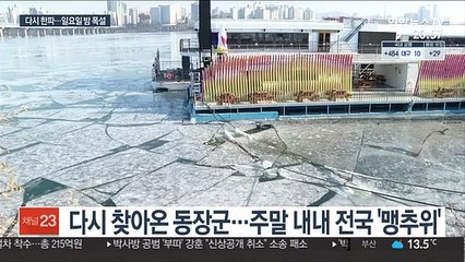 주말 내내 맹추위…일요일 밤부터 중부 15㎝ 폭설