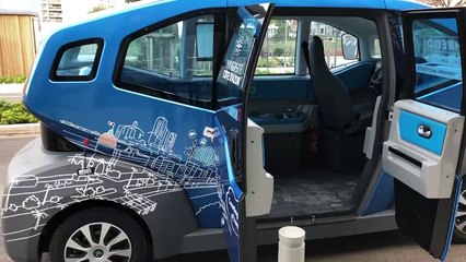 La première navette autonome du département teste à Nice