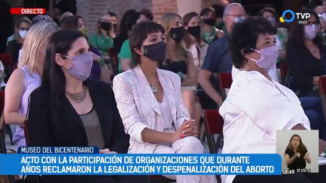 Vilma Ibarra: Venimos a reparar la muerte de tres mil mujeres y la humillación a la que fueron sometidas