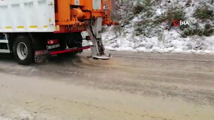 - Kentin yüksek kesimlerinde kar yağışı etkili oluyor