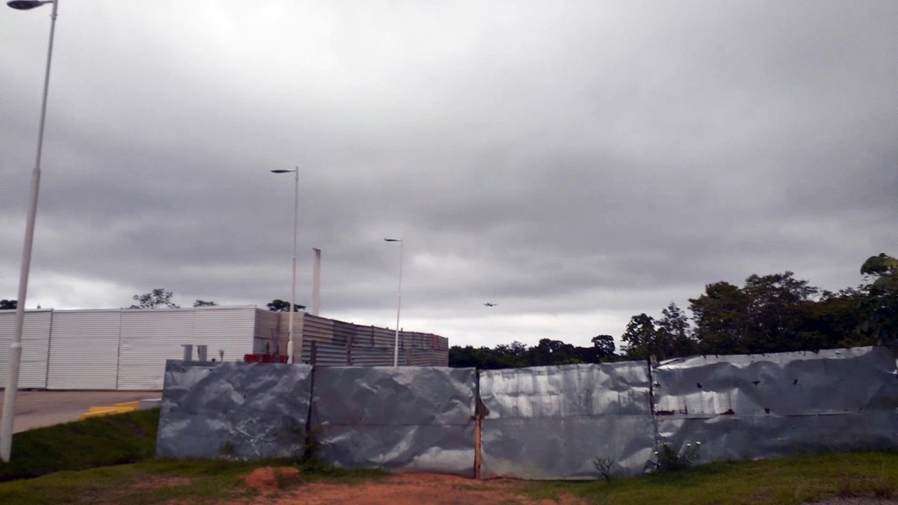 Boeing 767-300ER PR-ABD na aproximação final antes de pousar em Manaus vindo de Guarulhos