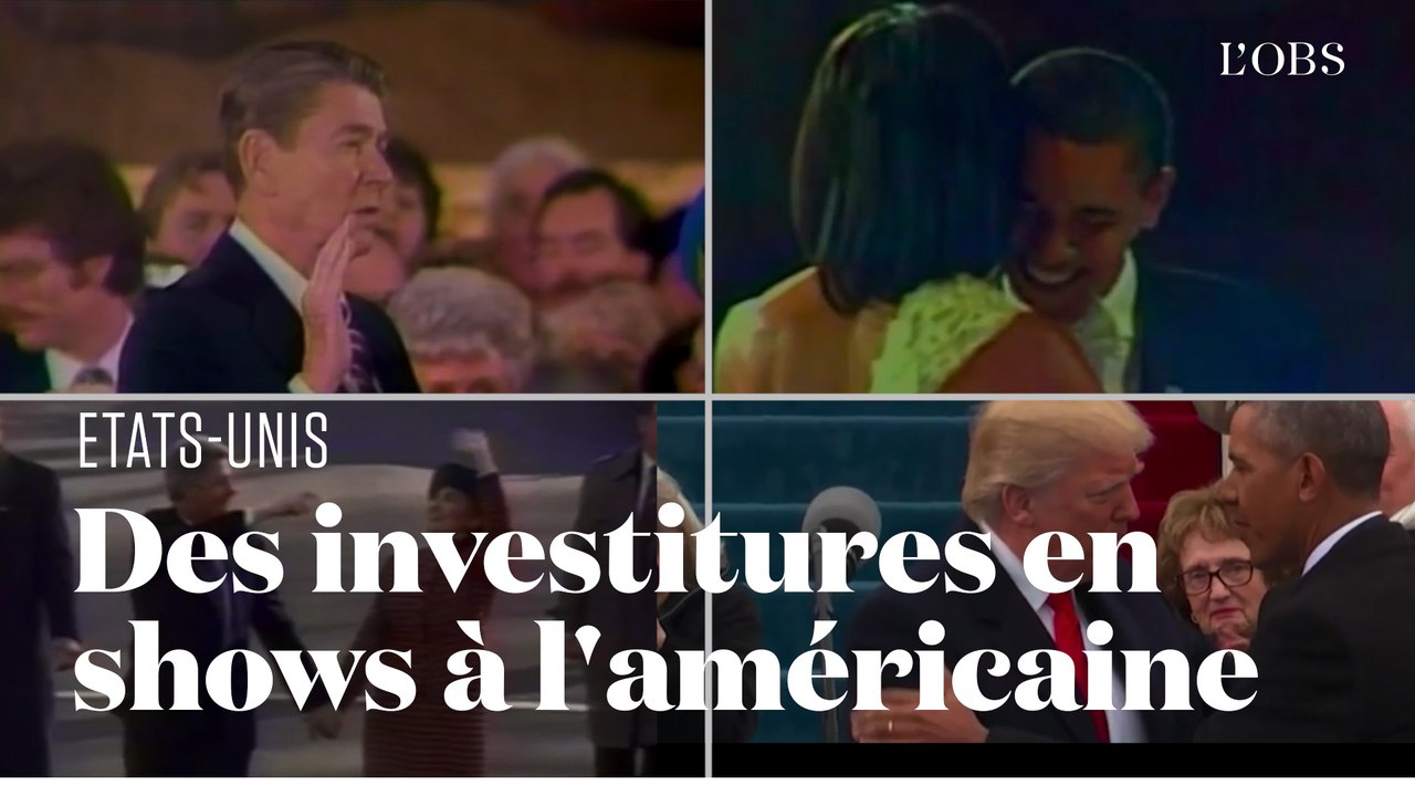 De Reagan à Trump, les moments forts des investitures des présidents américains