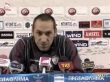 13th AEL- OLYMPIAKOS COACH DONIS STATEMENTS GREECE  2007-08