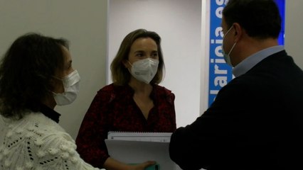 Gamarra da una rueda de prensa en Logroño