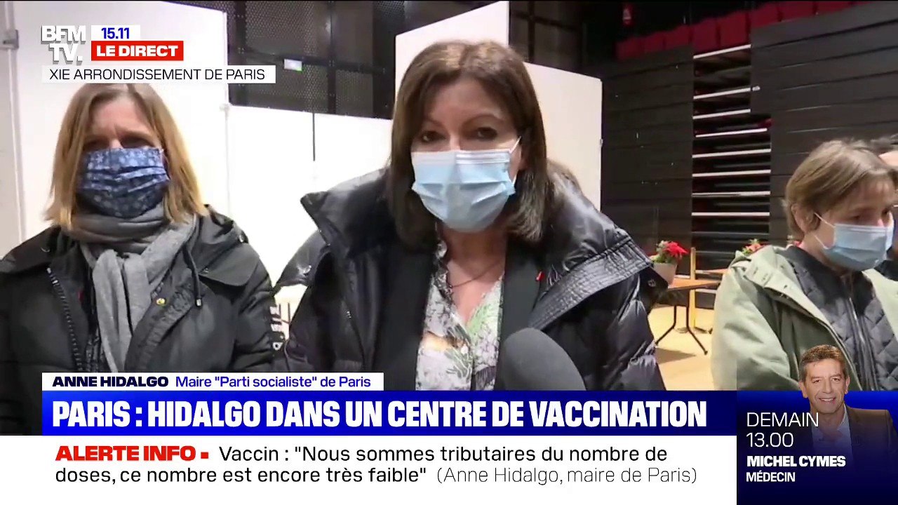 Anne Hidalgo (maire PS de Paris): "Si on restait sur un rythme de 10.000 doses par semaine, il nous faudrait 8 mois pour vacciner les plus de 75 ans"