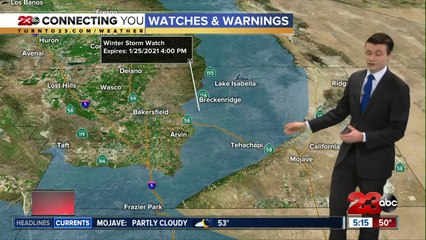 23ABC Evening weather update January 22, 2020