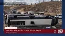 1 dead, 42 injured after tour bus crashes near Grand Canyon Skywalk