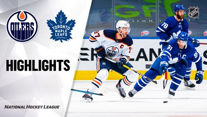 NHL Highlights | Oilers @ Maple Leafs 1/22/21