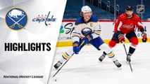 NHL Highlights | Sabres @ Capitals 1/22/21
