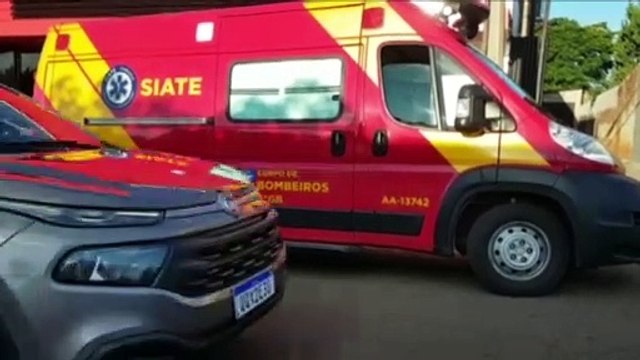 Idoso sofre queda e é socorrido pelo Siate no Bairro Cascavel Velho