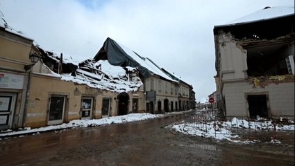 Winter hits hard for earthquake victims in Croatia