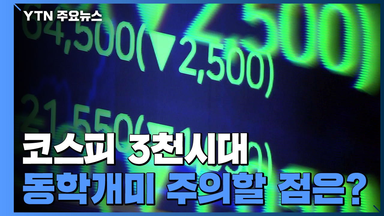 코스피 3천시대...동학개미의 주의할 점은? / YTN