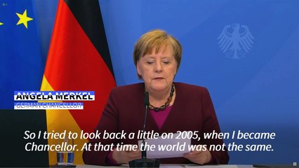 Merkel calls for moderate leader on eve of key party chairman vote