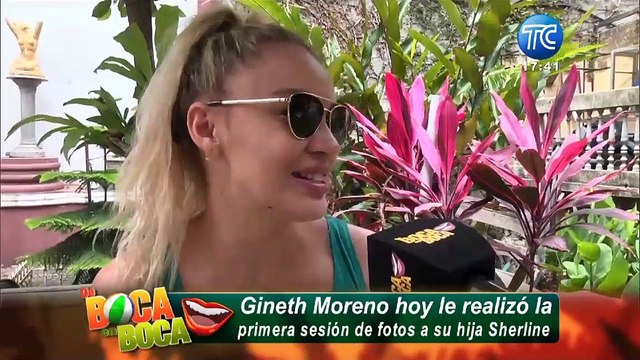 Así fue la primera sesión de fotos que le hizo Gineh Moreno a su hija