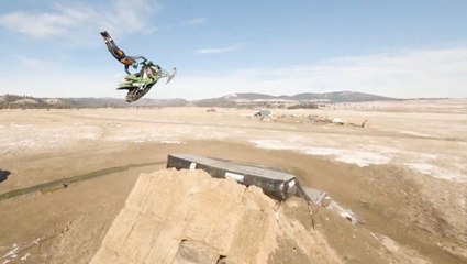 Professional Snowmobilers Don't Need Snow To Catch Air Like This!