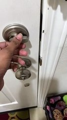 Wife Fools Husband with Door Lock Joke