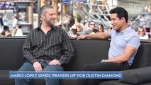 Mario Lopez Reacts to Dustin Diamond's Cancer Diagnosis: 'God Bless & Prayer's Up'